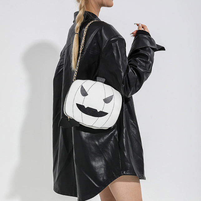 Halloween Shoulder Bag For Girls Personality Funny Creative Chain Crossbody Bags