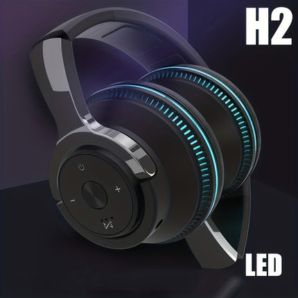 Headphones Multifunctional, Soft Earmuffs, Stable Wireless Signal, HD Sound, Long Battery Life,
