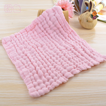 Six-layer Gauze Seersucker Square Towel Infant Small Tower