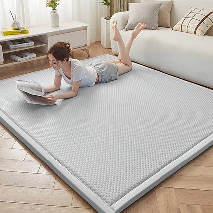 A Summer Mattress, Outdoor Camping Futon Mat, Floor Mat, Breathable and Cool Fabric, Easy to Fold,