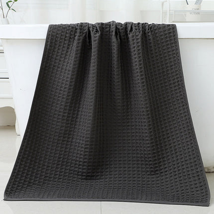 Household Bathing Water Absorbent And Quick Drying Unisex Plus Thickened Pure Cotton Bath Towel Wipe