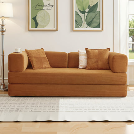 Sofa Bed, Folding Floor Couch,CompressedConvertable Sleeper Sofa,Memory Foam Couch
