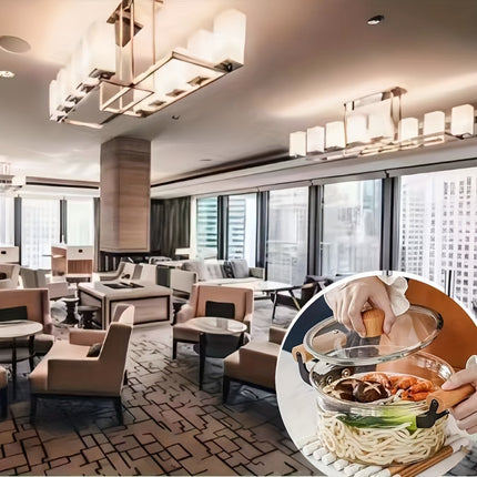 1pc, Glass Pots And Pans, Scandinavian Style Wood Handled Glass Pots And Pans,