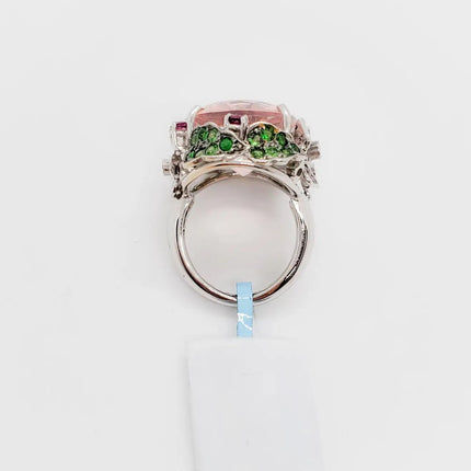 Womens Retro Floral Ring for stylish wedding