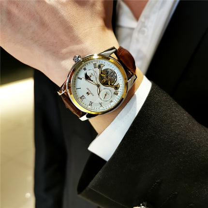 Automatic Tourbillon Mechanical Watch | High-end Luxury Fashion Hollow Business Casual Men'S Watch
