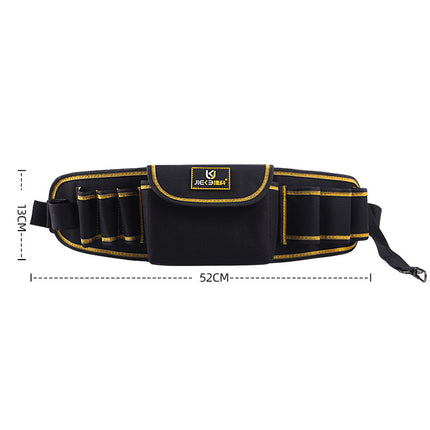 Multifunctional Maintenance Electrician Waist Bag Oxford Cloth Hardware Tool