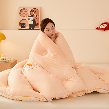 Autumn and Winter New Soft Fluffy Warm Thick Quilt, Cute Pattern, Autumn Winter Quilt Core,