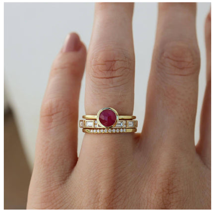 Stylish And Simple Personality Women's Ring