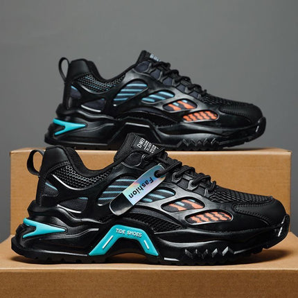 Men'S Summer Breathable Mesh Sneakers - Thick-Soled Cushioned Running Shoes with Arch Support,
