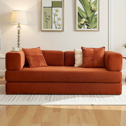 Sofa Bed, Folding Floor Couch,CompressedConvertable Sleeper Sofa,Memory Foam Couch