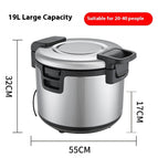 19L Stainless Steel / US