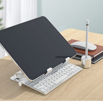 Tablet PC Stand Aluminum Alloy Folding Desktop Lazy Base