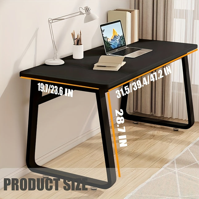 Modern Compact E-Sports Computer Desk with Metal Frame & / - Small Writing Desk Suitable