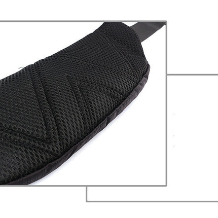 Men's Check Waterproof Ultra-thin Sports Waist Bag