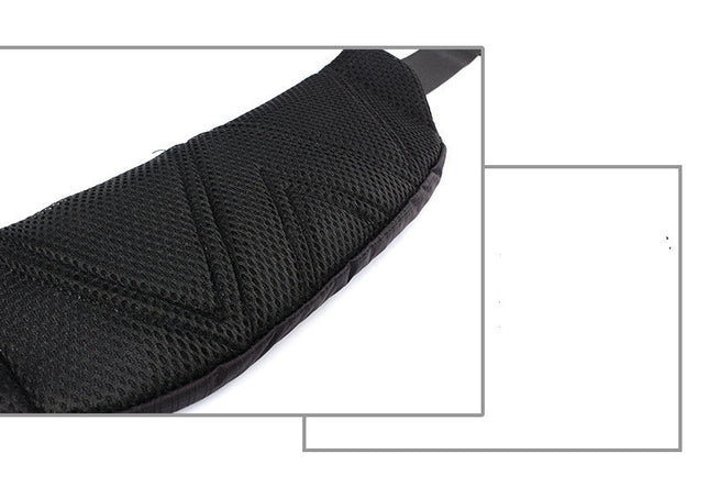 Men's Check Waterproof Ultra-thin Sports Waist Bag
