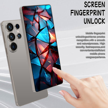 2026 Advanced Unlocked Smartphone Featuring 6.8 Inch HD Display 8GB RAM 256GB Storage Includes Stylus Android