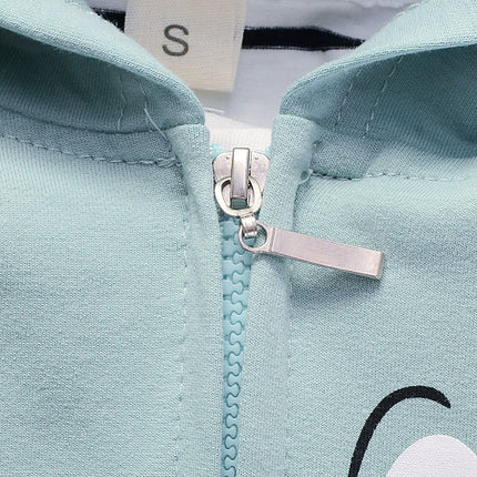 Boys' Spring And Autumn Clothing Long-sleeve Suit Three-piece Set