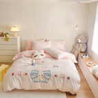 Butterfly Rabbit / 0.9m flat sheet Three Pieces