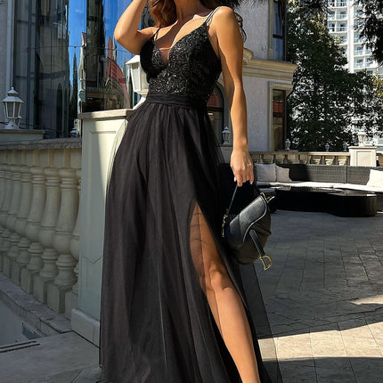  Long dress model 188220 Bicotone 