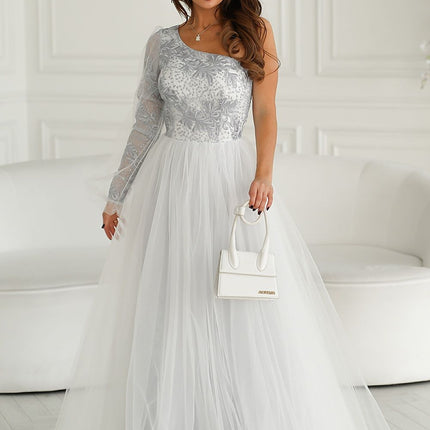  Long dress model 192638 Bicotone 