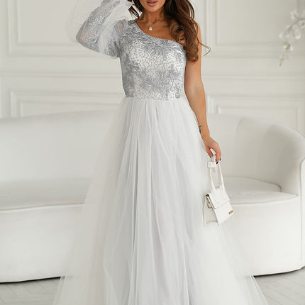  Long dress model 192638 Bicotone 