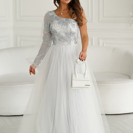  Long dress model 192638 Bicotone 