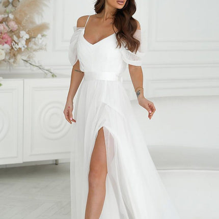  Long dress model 196092 Bicotone 