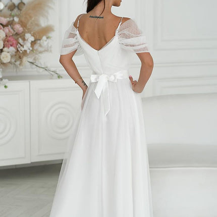  Long dress model 196092 Bicotone 