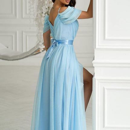  Long dress model 196093 Bicotone 
