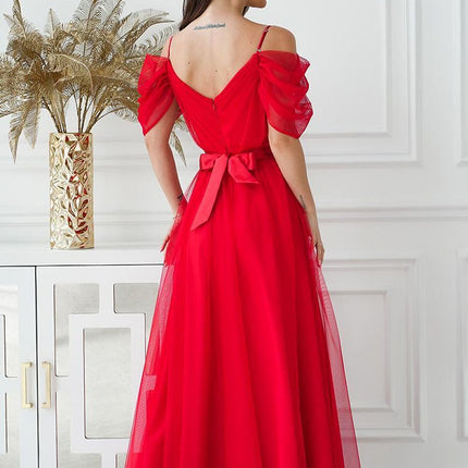  Long dress model 196096 Bicotone 