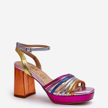  Heel sandals model 198139 Step in style 