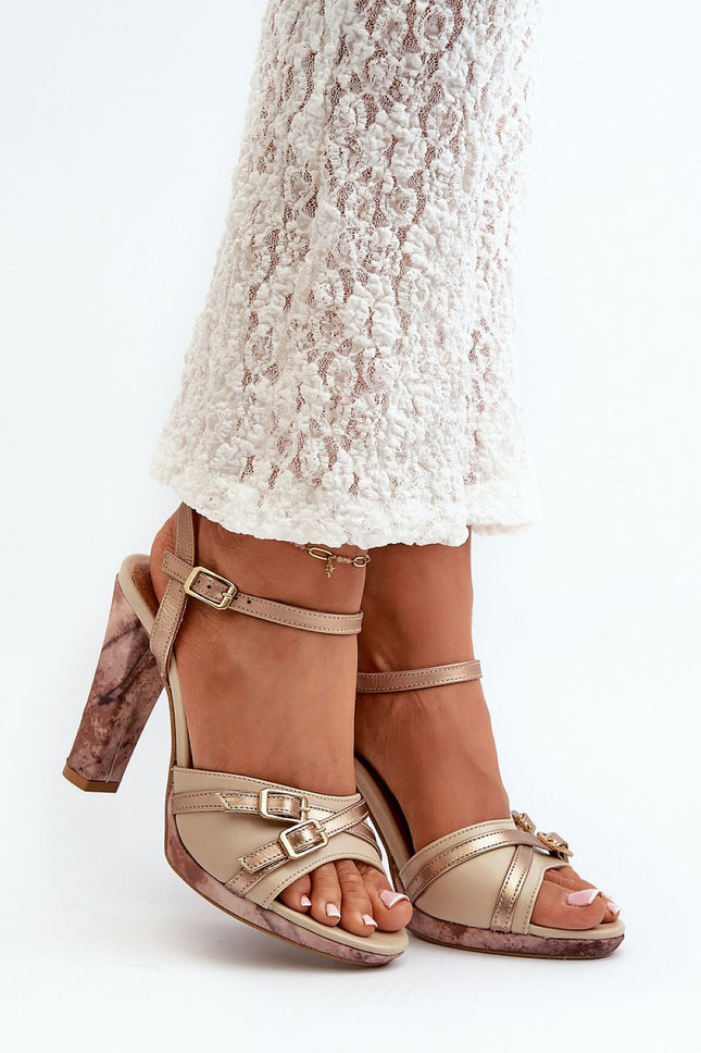  Heel sandals model 198398 Step in style 