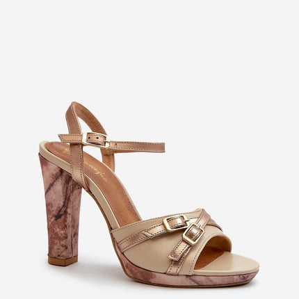  Heel sandals model 198398 Step in style 