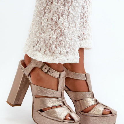  Heel sandals model 198400 Step in style 