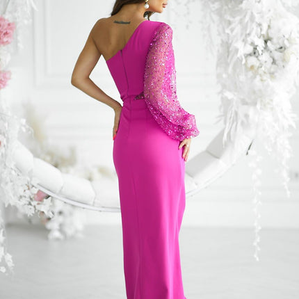  Long dress model 198819 Bicotone 