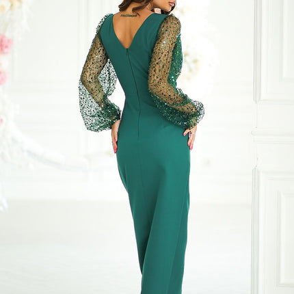  Long dress model 199011 Bicotone 