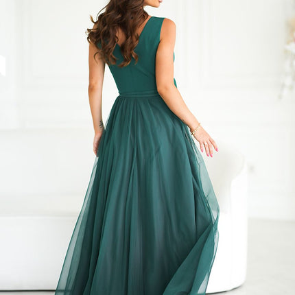  Long dress model 199326 Bicotone 