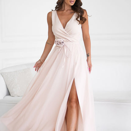  Long dress model 199328 Bicotone 