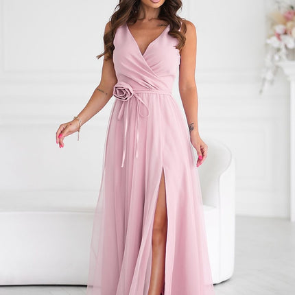  Long dress model 199329 Bicotone 