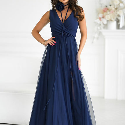  Long dress model 199330 Bicotone 