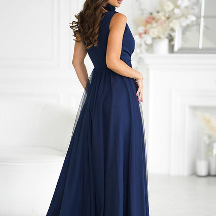  Long dress model 199330 Bicotone 