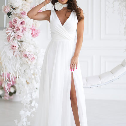  Long dress model 199331 Bicotone 