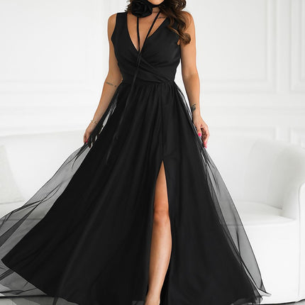  Long dress model 199332 Bicotone 