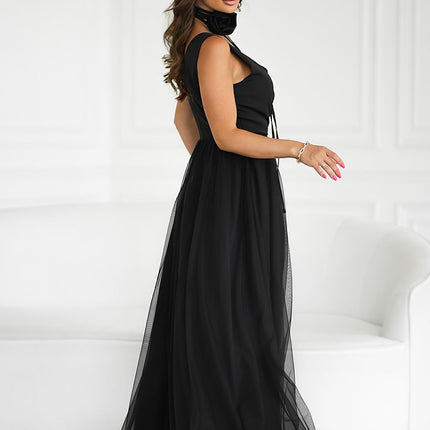  Long dress model 199332 Bicotone 