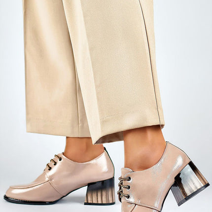  Heeled low shoes model 200448 PRIMO 