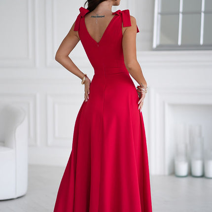  Long dress model 202371 Bicotone 