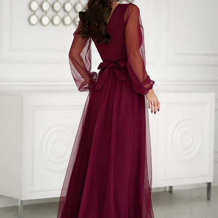  Long dress model 203762 Bicotone 