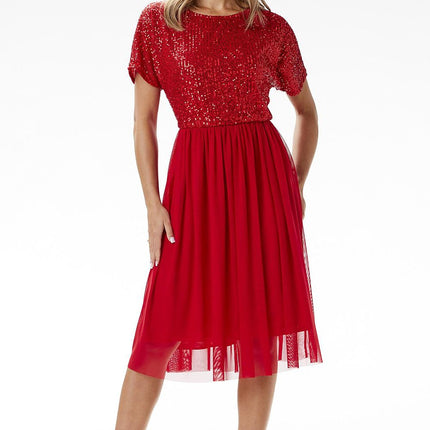  Evening dress model 204286 awama 