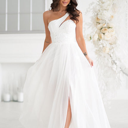  Long dress model 208532 Bicotone 