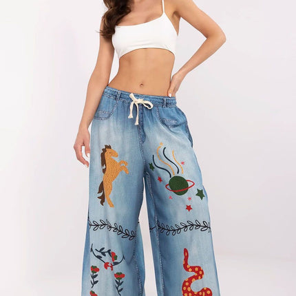  Women trousers model 210029 Italy Moda 